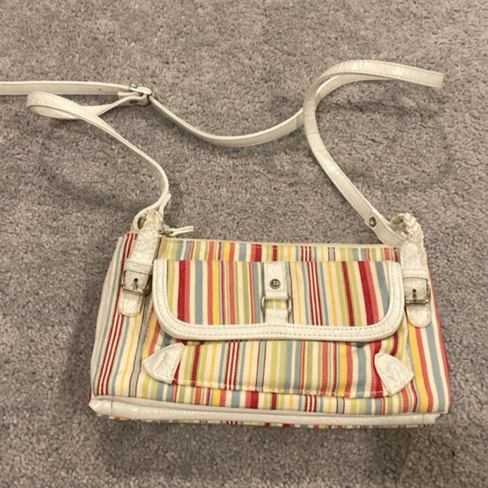 Crossbody with Stripes Small Bag - Picture 1 of 11